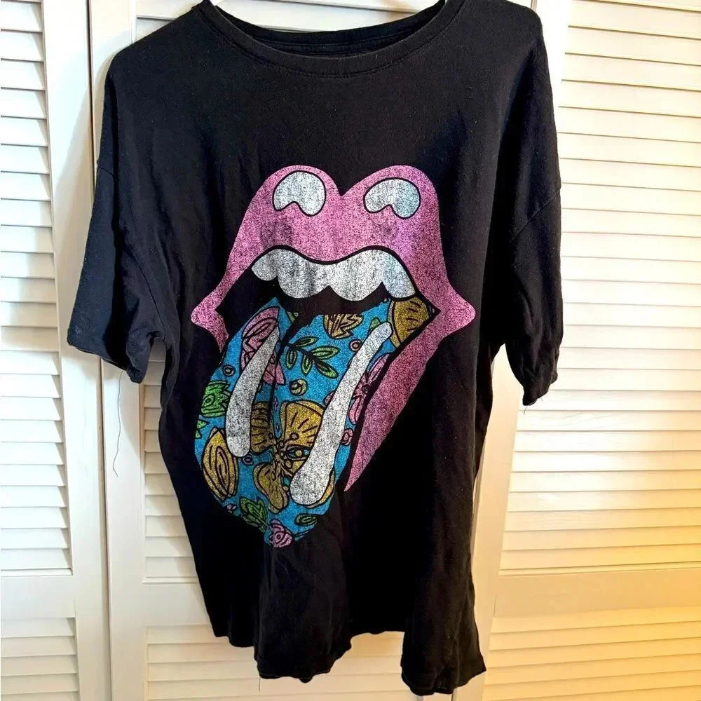 *Final Sale* Y2K The Rolling Stone S/M Cotton Vintage Shirt GUC